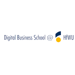 Digital Business School @ HfWU Logo_weißsquare